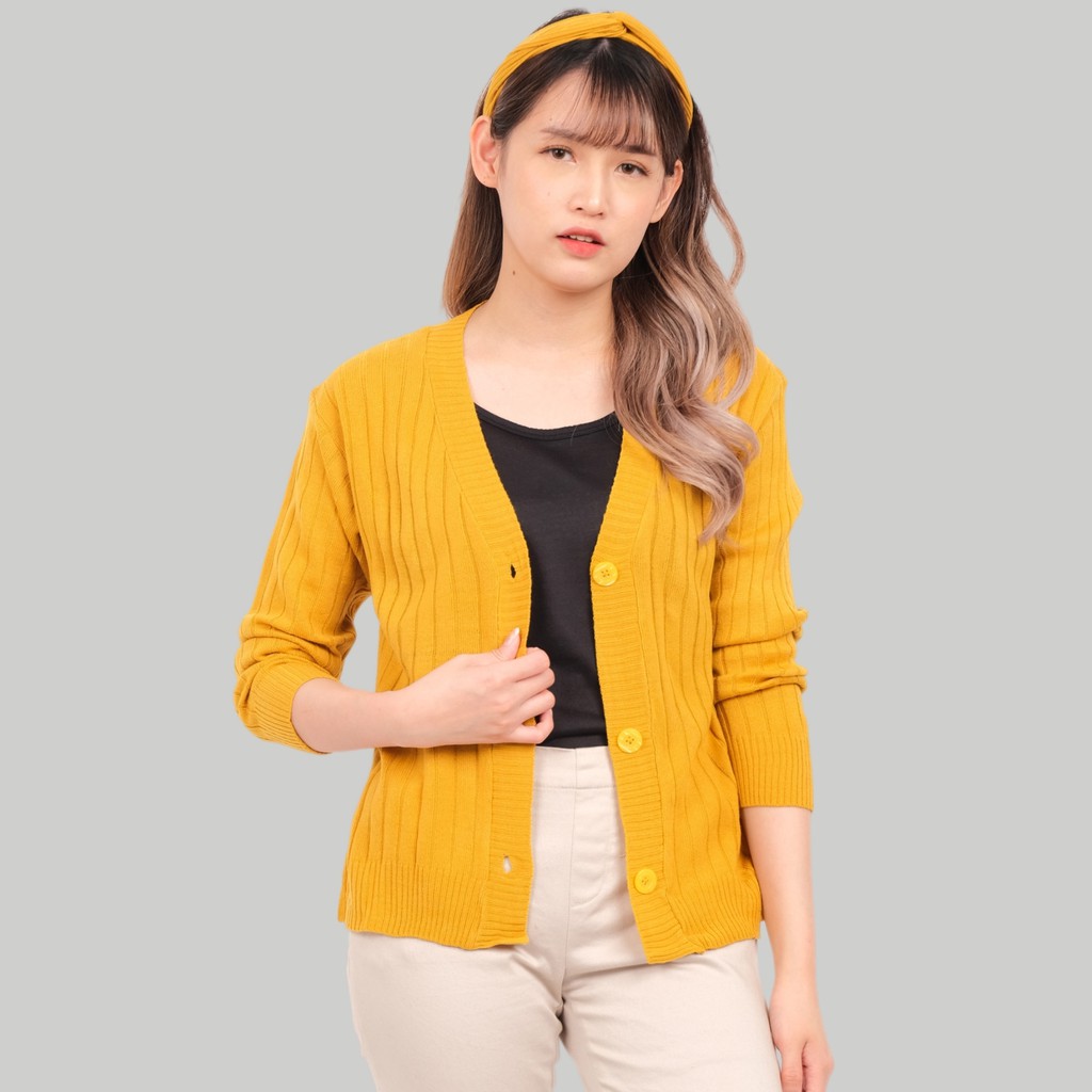 Monellina MELODY Cardigan Rajut Oversize Wanita Lengan Panjang-2