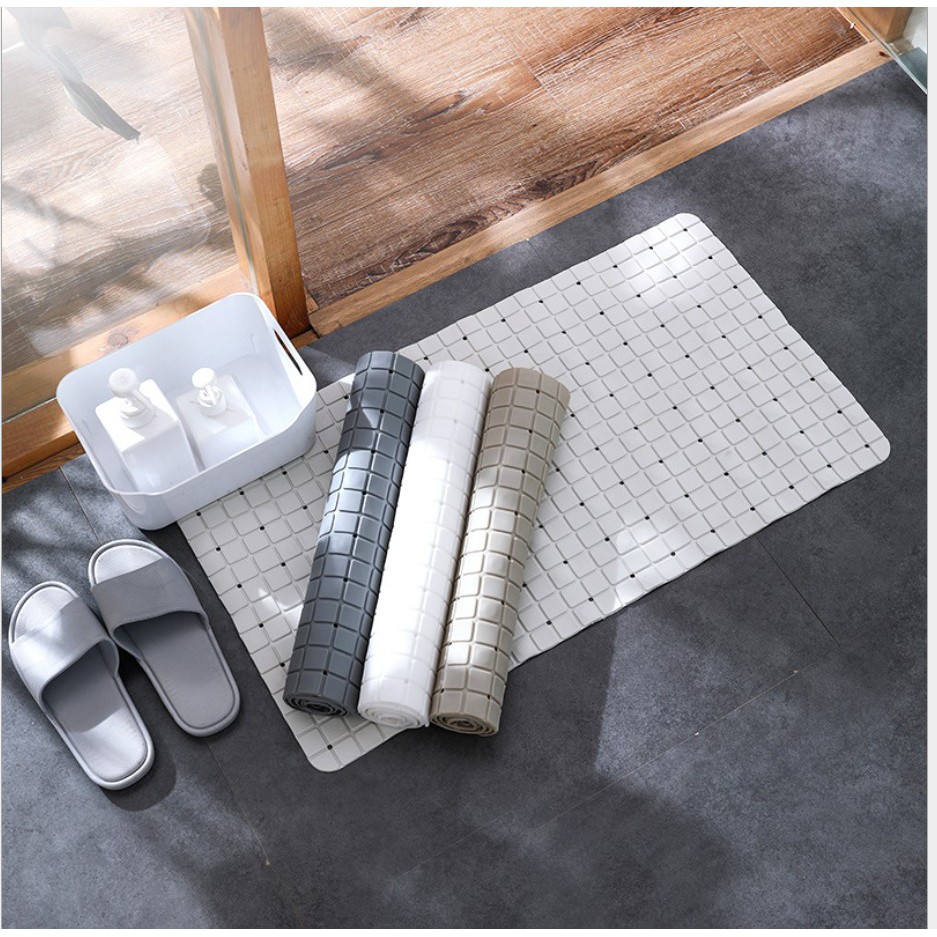 SUDOKU Shower Bath Mat / Keset  Kamar Mandi PVC Anti Slip Suction Cup