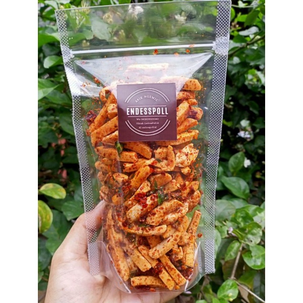 

Basreng pedas daun jeruk 100gram basreng endesspoll daun jeruk