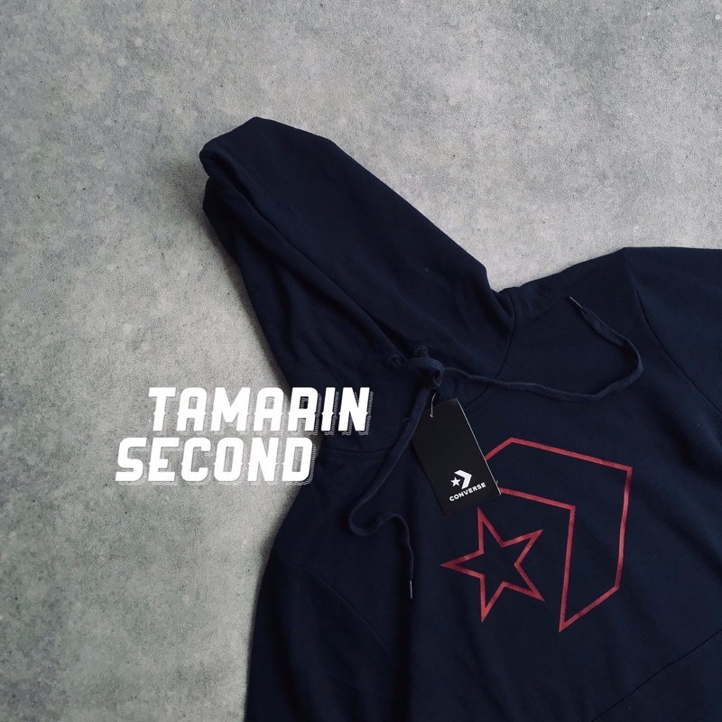 HOODIE CONVERSE BIG LOGO NAVY