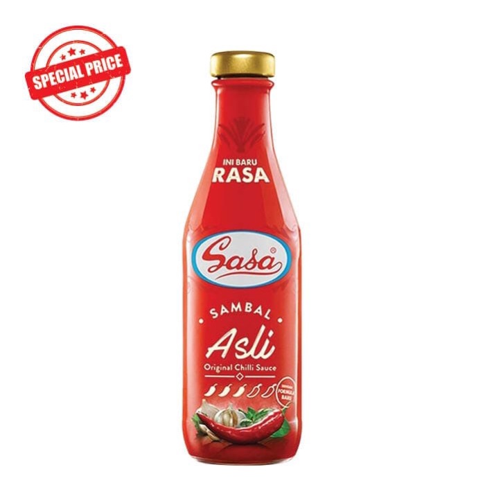 

Sambal Sasa Asli Uk. 340 ml Kemasan Botol Ekonomis [DUS x 24 Pcs]