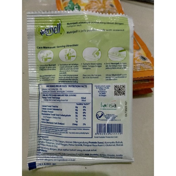 Nutrijell Rasa2 per pcs.