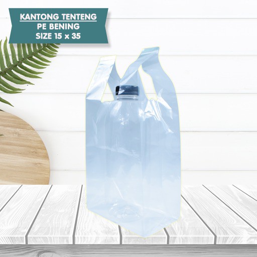 

Kresek PE bening / Kantong Tenteng PE Bening 15 X 35