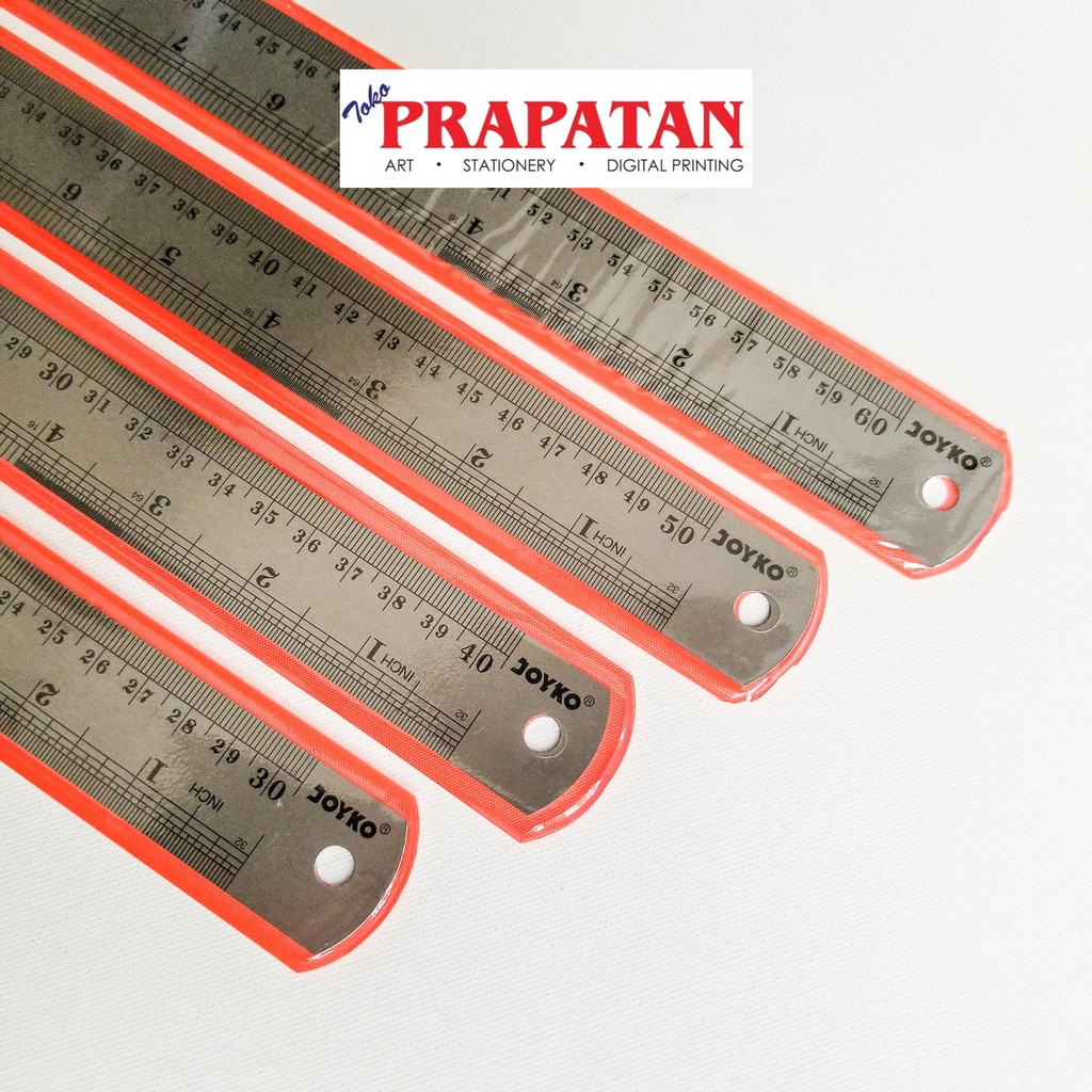 Jual Penggaris Besi Joyko Cm Rl St Stainless Steel Ruler Shopee Indonesia