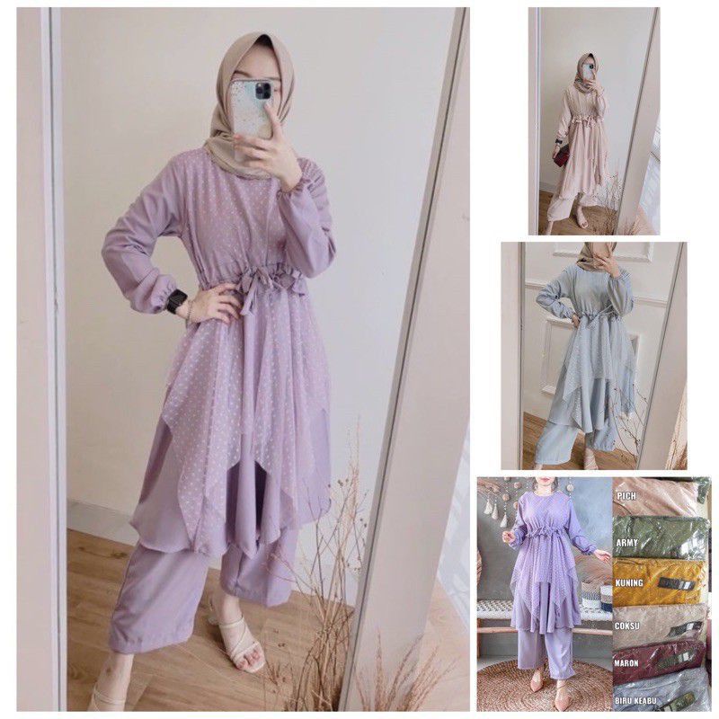 PRinces set Organza // pearly set