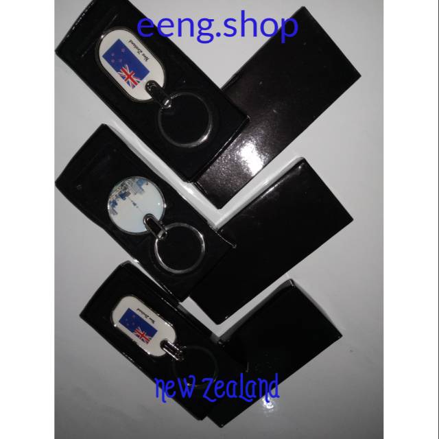 Negara NEW ZEALAND gantungan kunci bahan stainless