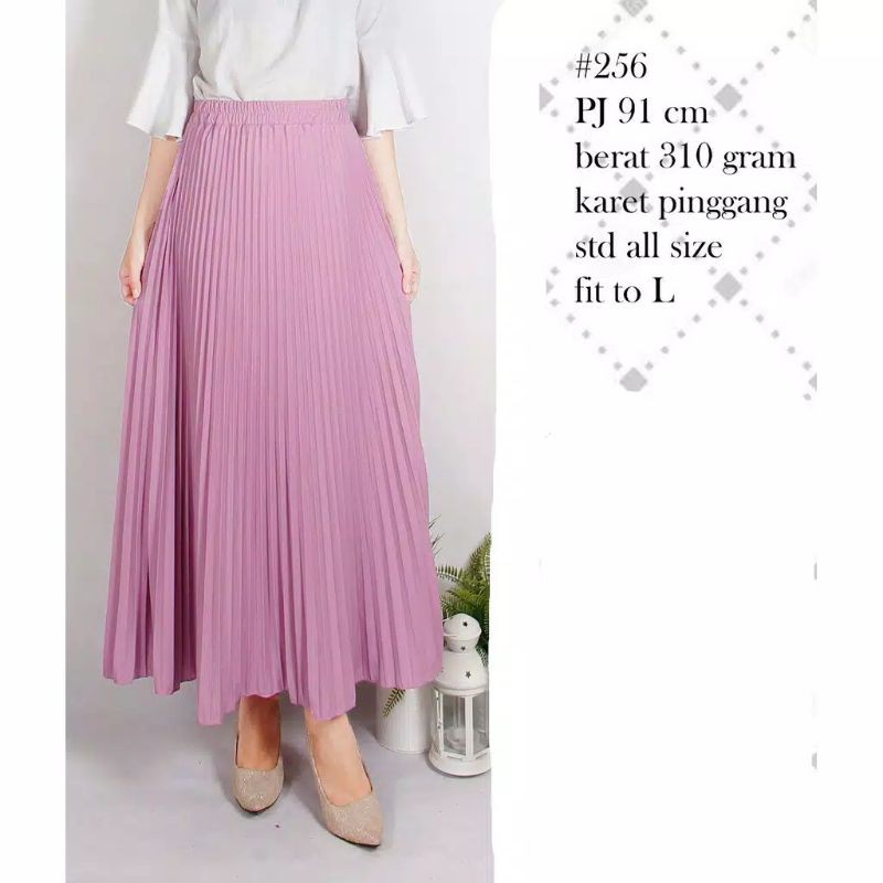 Rok Plisket Premium / Rok Mayung Plisket / Rok Plisket Grade A