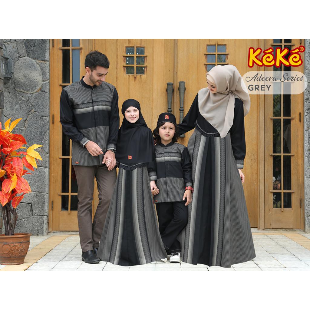 [GREY] SARIMBIT KELUARGA KEKE TERBARU 2021 - ADEEVA SRK 06