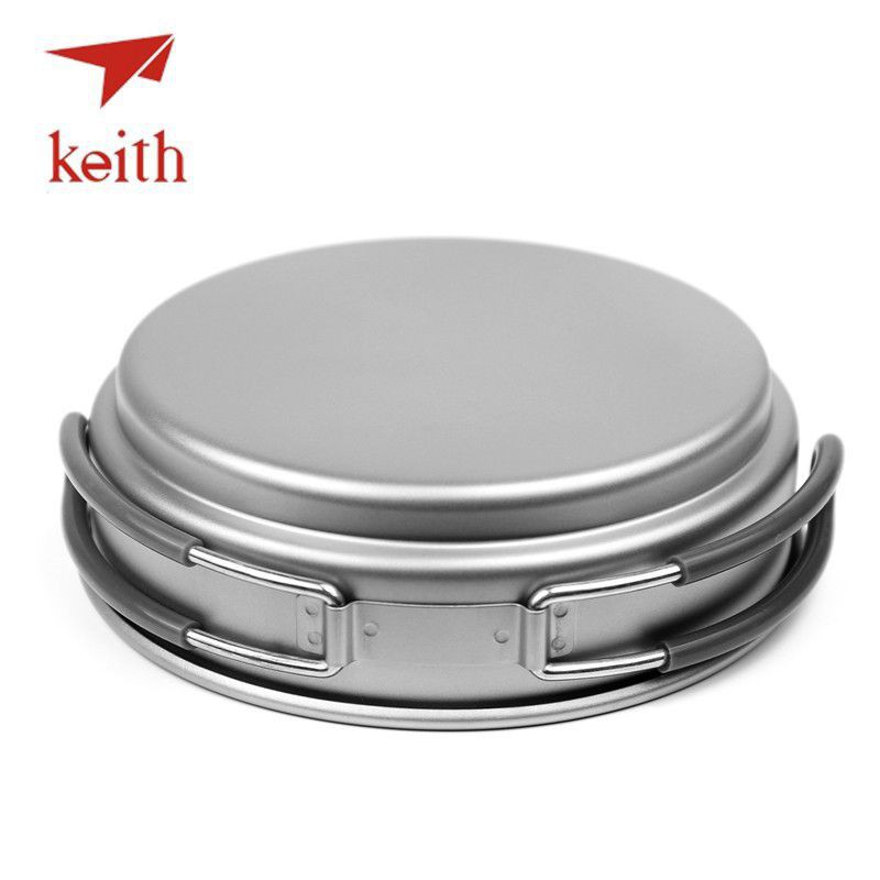 Keith titanium Ti6013 pot 1.2L 1200ml frying pan 400ml Ultralight camping