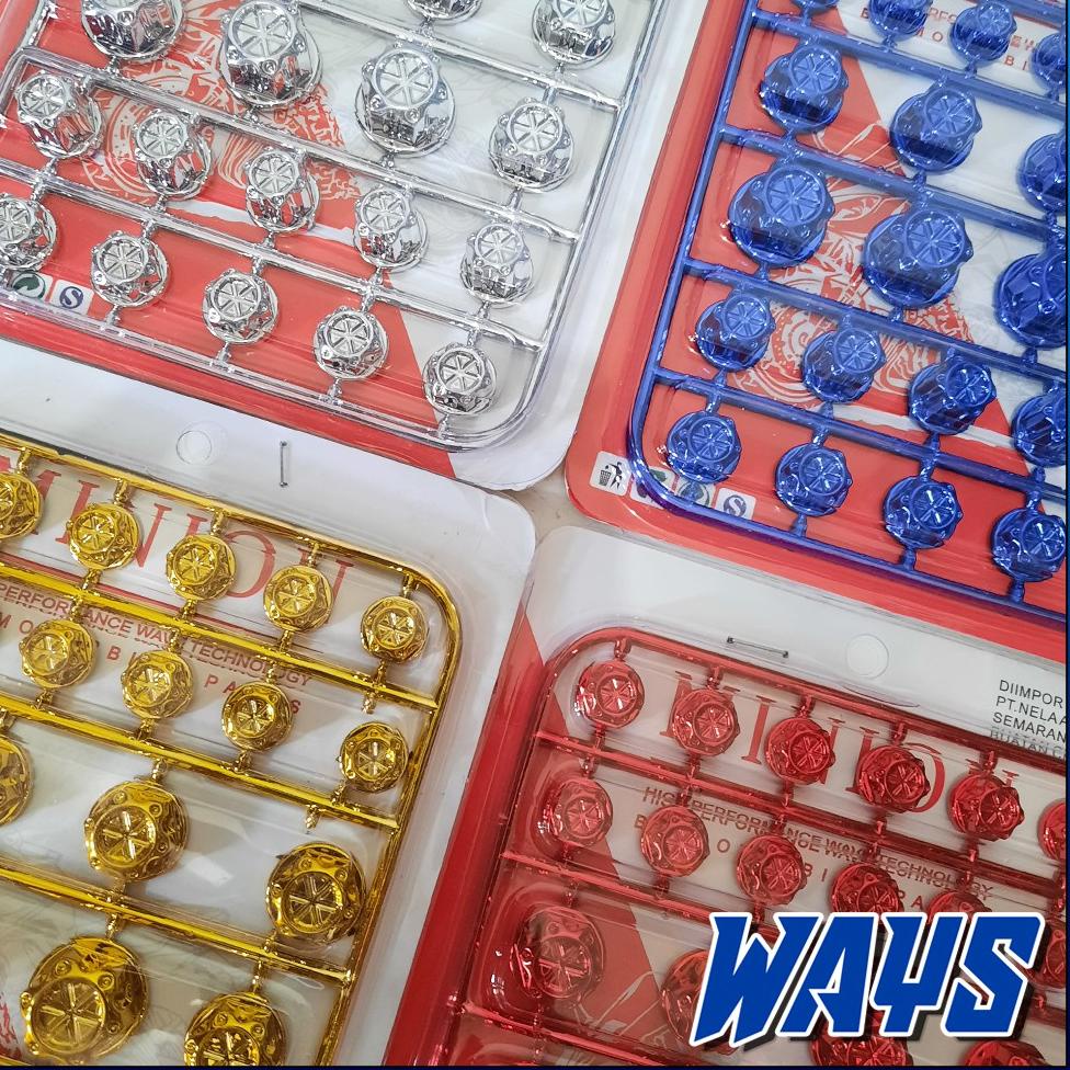 [P030] Tutup Baut Body Shock Knalpot CVT Blok Mesin Variasi Motor Beat Mio Scoopy Nmax x PCX L84I