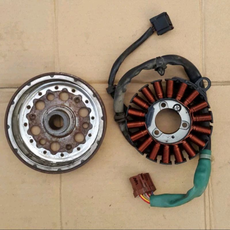 ACG STARTER STATOR COMP FLYWHEEL magnet spul Beat Fi ESP K81 Magnet spul beat Eco Beat street K81