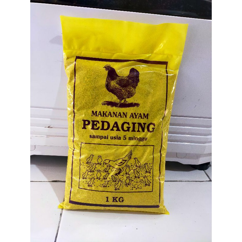 Voer ayam pedaging 1 kg makanan ayam pedaging