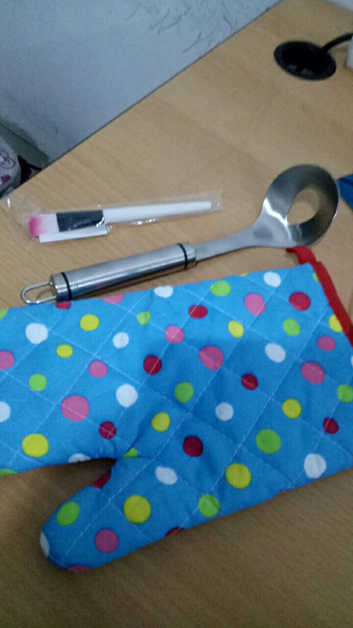 【cr】 Sarung Tangan Microwave Insulated Bahan Polyester+katun Multiwarna Untuk Perlengkapan Dapur