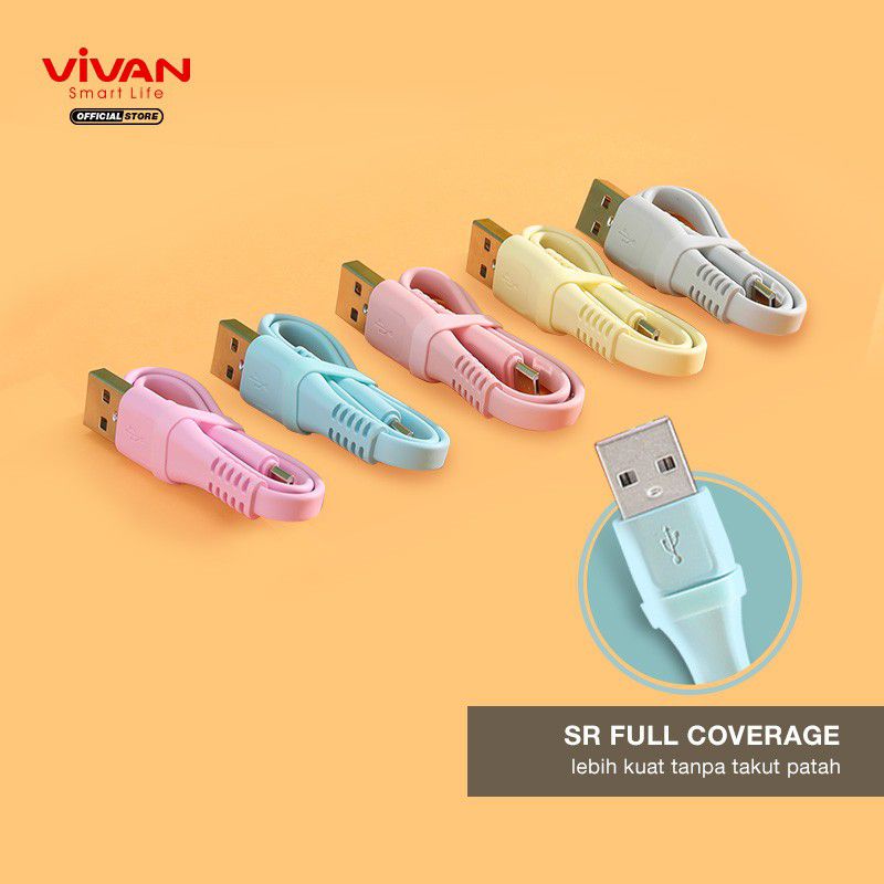 VIVAN MM30 KABEL DATA MICRO USB 2.4A 30CM