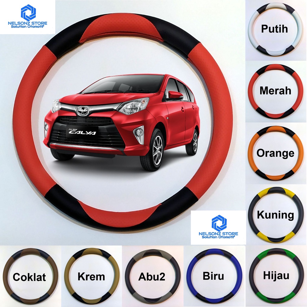 Cover Stir Calya Sarung Setir Toyota Calya Cover Steer Motif Eternal Aksesoris Mobil Interior Mobil 