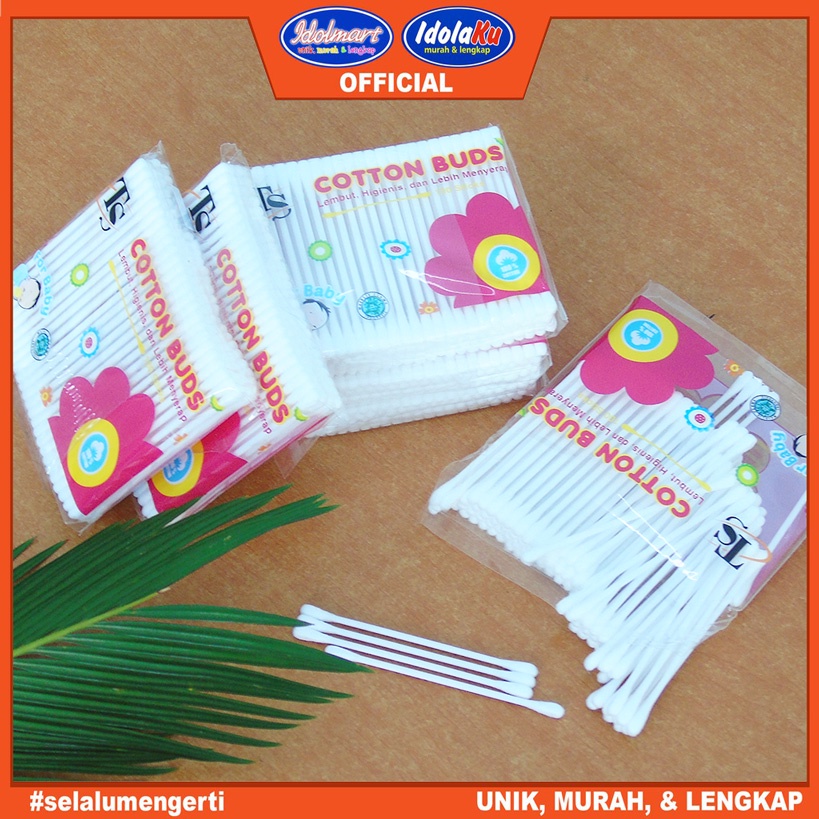 IDOLAKU Ts Cotton Bud Baby Refill isi 100pcs IDOLAKU SEMARANG