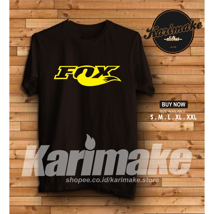 Kaos Baju Racing Fox Racing Tail Design Kaos otomotif Kaos Baju Racing Fox Racing Tail Design Kaos otomotif