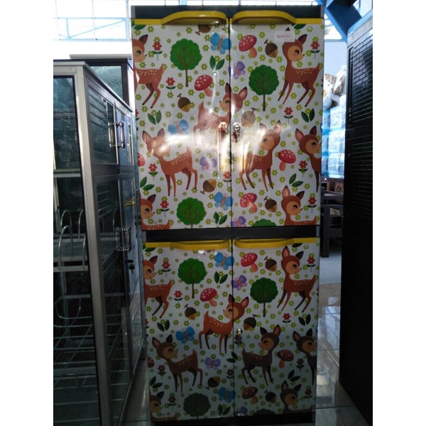 lemari plastik orlando susun 4 (gratis ongkir)