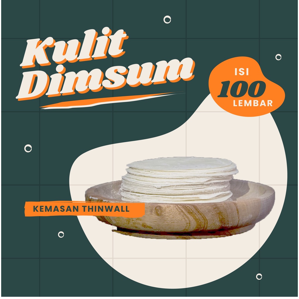 

Kulit Dimsum / Gyoza Sukamie isi 100 Lembar Warna Putih Tipis Lembut Transparan & Halal
