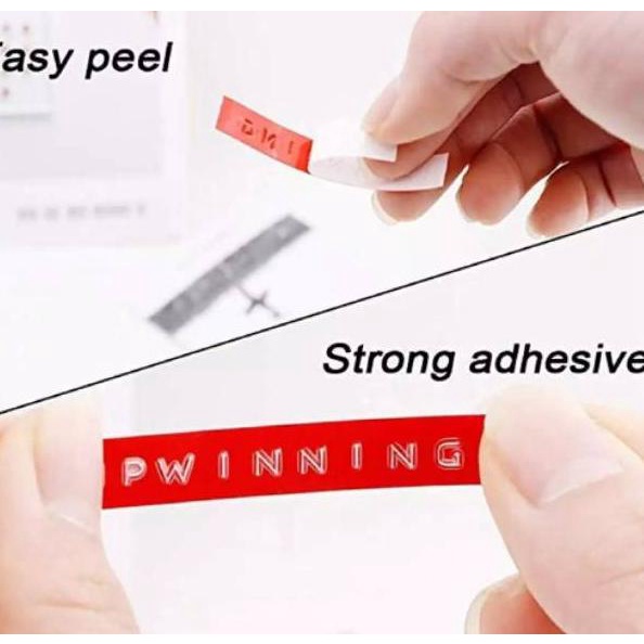 

[7NO➟] Refill Tape label maker 3embossing 9mm (untuk Dymo,Motex,Cidy) merk CIDY K9mr mr