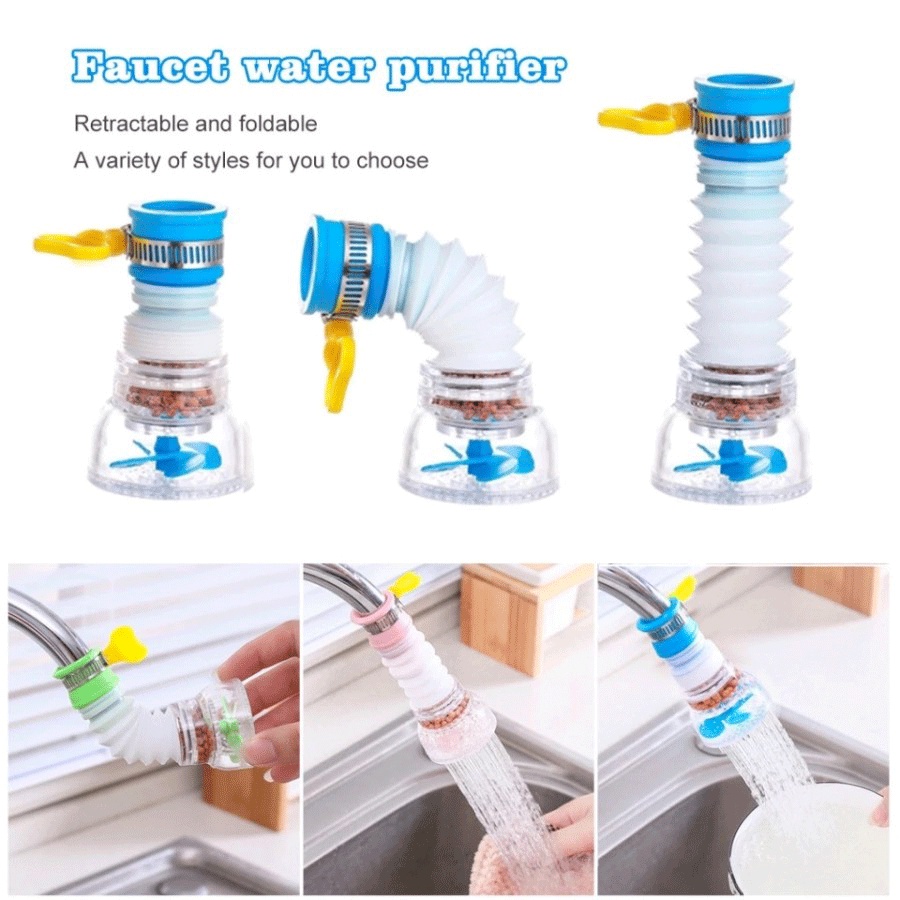 Sambungan Kran Flexible dengan Penyaring Keran Air Faucet Head Water