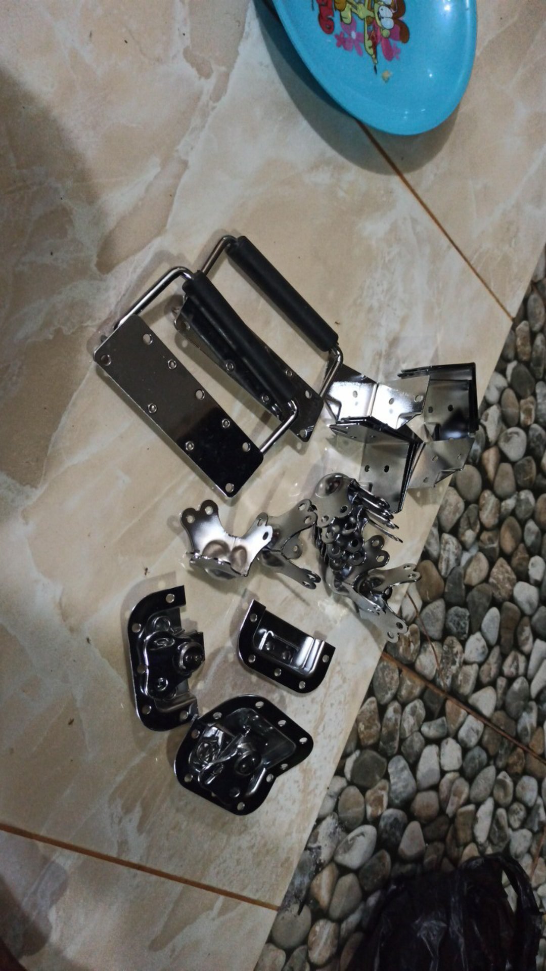 Handel Hardcase Kecil Chrome / Handle Besi Hardcase Kecil L