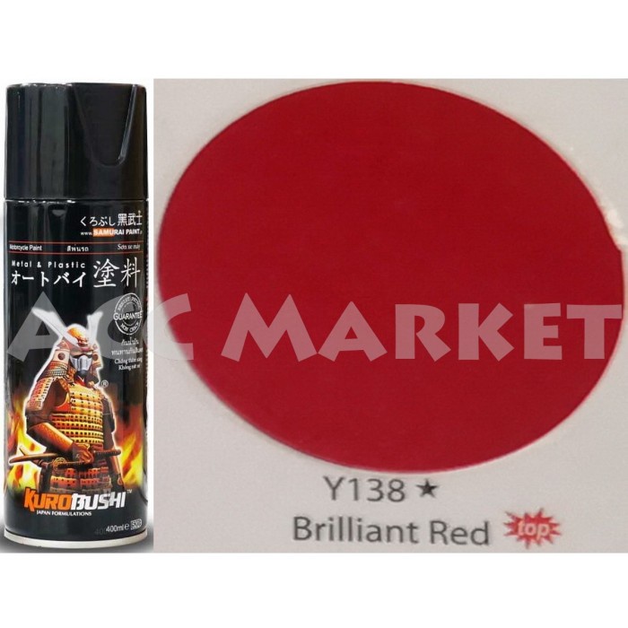 Pilox Samurai Pilok Pylox Merah Brilliant Red Y138