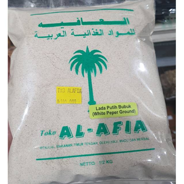 

Lada Putih Bubuk / Halus 500gram