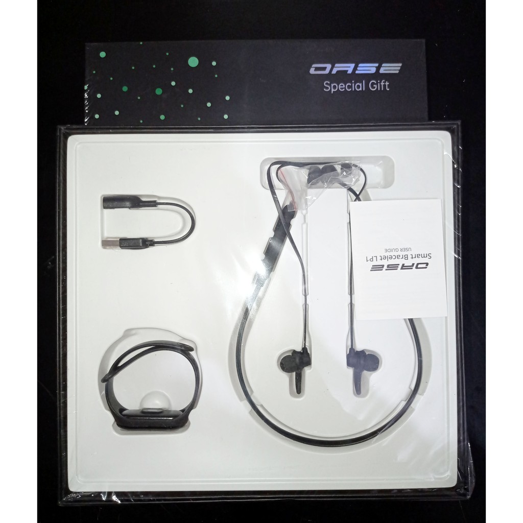 OASE SPESIAL GIFT BOX - HEADSET BLUETOOTH+BRACELET LP1 SMART WATCH