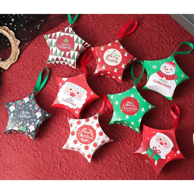 

kotak natal bintang , kotak hadiah natal , kotak bingkisan natal kado