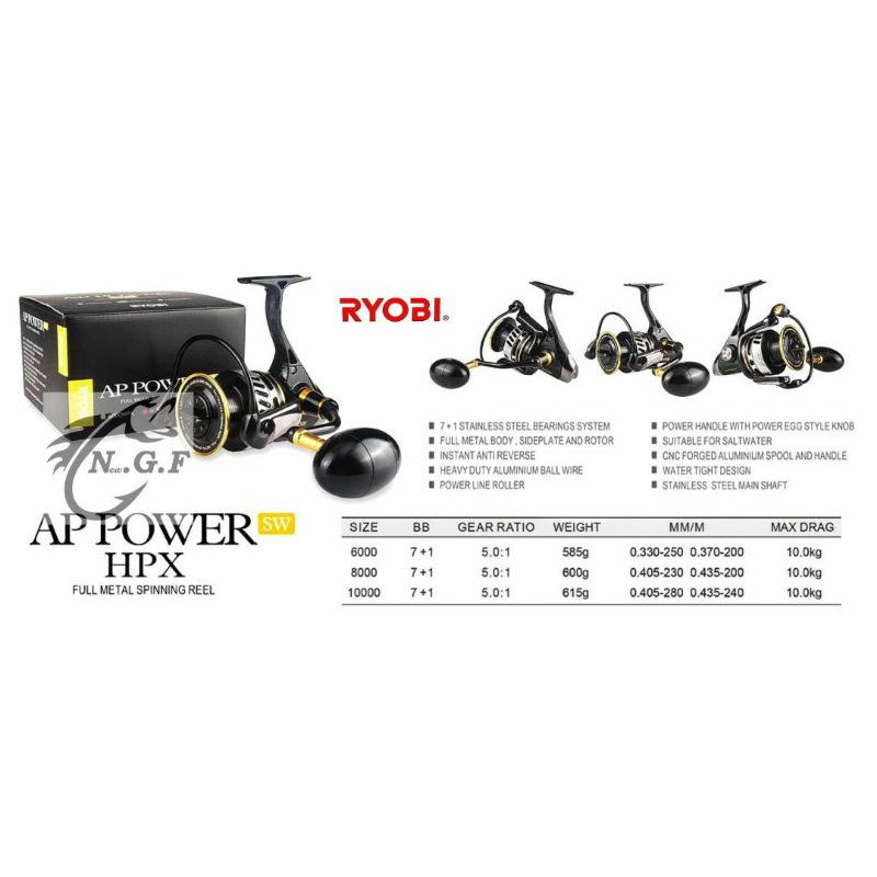 RYOBI AP POWER 6000 SW HPX