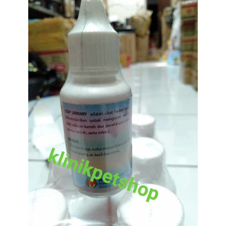 STOP URINARY DOG 30ML - Susah Buang air Kecil Anti Radang Kemih Anjing