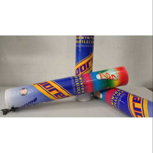 Shuttlecock Badminton Cock Saporete Kok Bulutangkis Saporette Pelangi