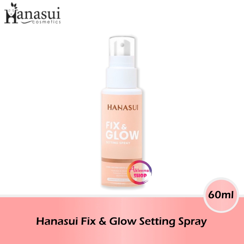 Paket Hanasui Flawless Glow 8pcs (day+night+serum biru+micellar+sunscreen+essence+face mist+cleanser)