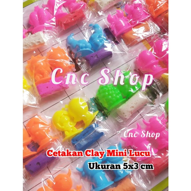 Mainan Anak Cetakan Clay / Softclay Mini Lucu Murah