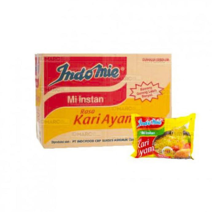 

Terlaris# Indomie Kari Ayam 1 Dus Isi 40 Pcs
