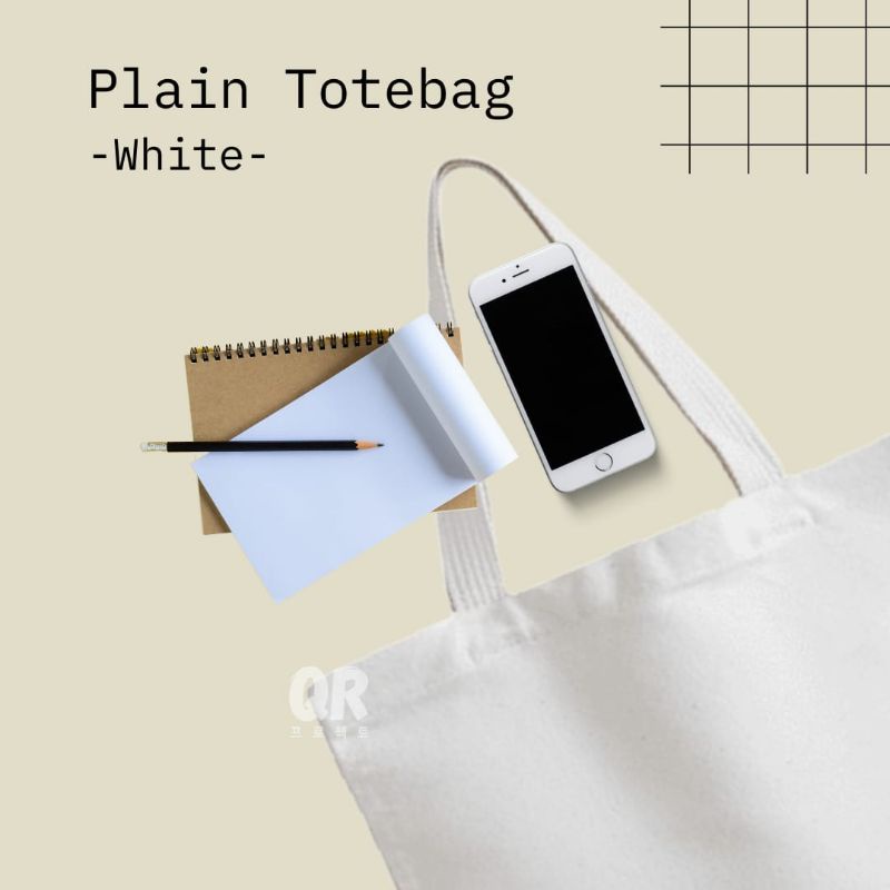 QR Project Totebag White