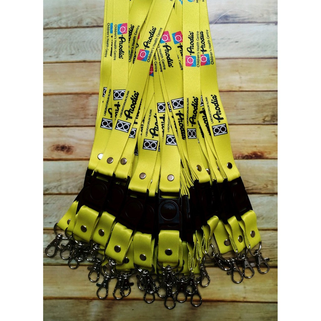 

Stok Ready Tali Id Card Promosi Print Lanyard Promosi Limited