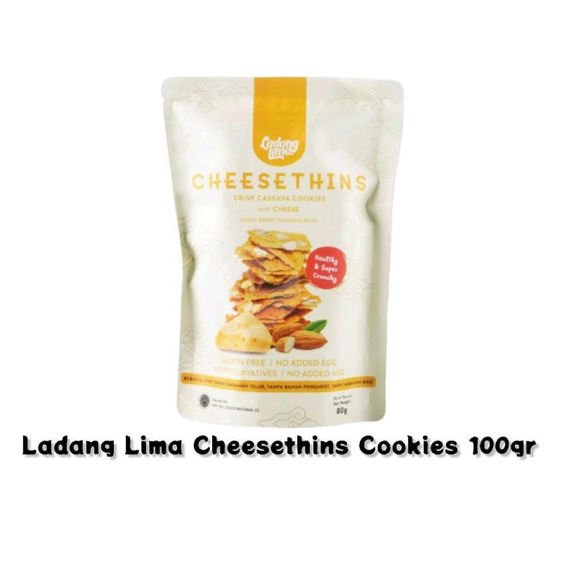 

Ladang Lima Kue Kering - Cemilan - Cheesethins Cookies 100gr