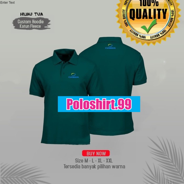 Poloshirt - Kaos Polo Orbea Bike Simple Terbaru Murah Distro - M, Hijau tosca tua