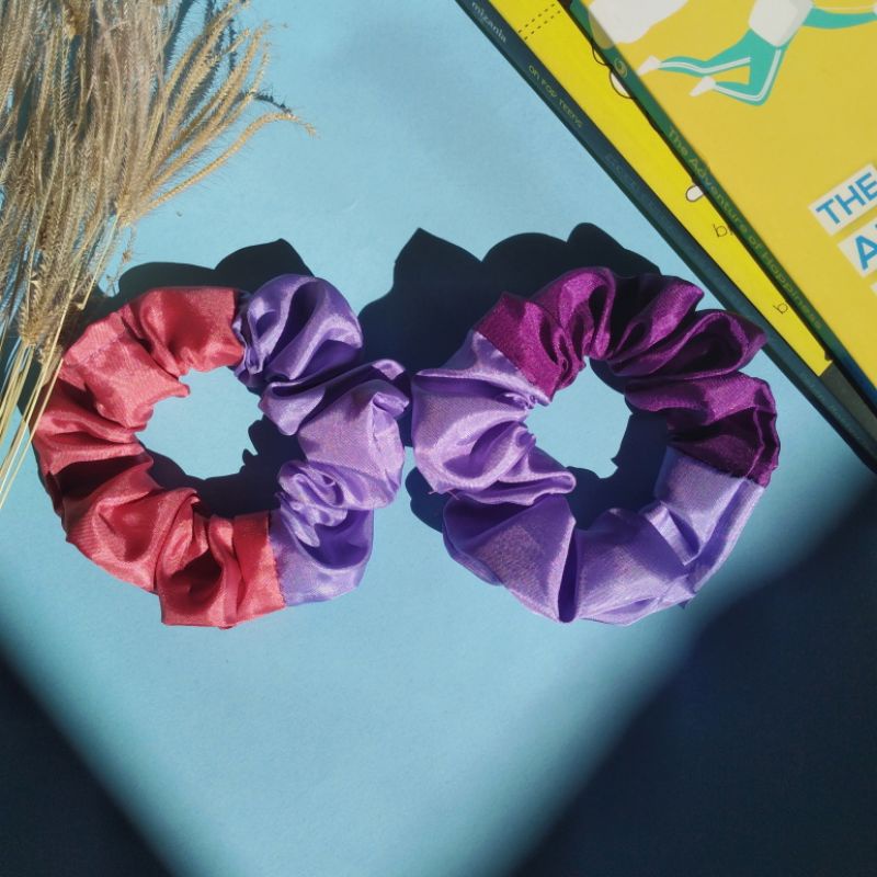 Ikat rambut Ombre /Scrunchie Ombre / Cepol Hijab