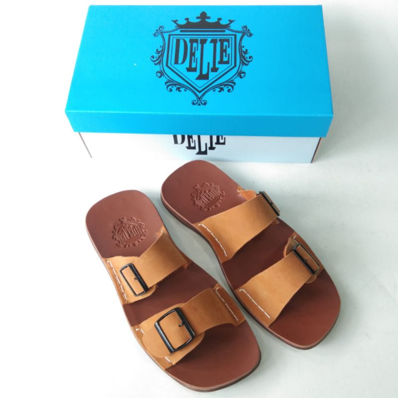 COD SANDAL KULIT ASLI PRIA HANDMADE MURAH