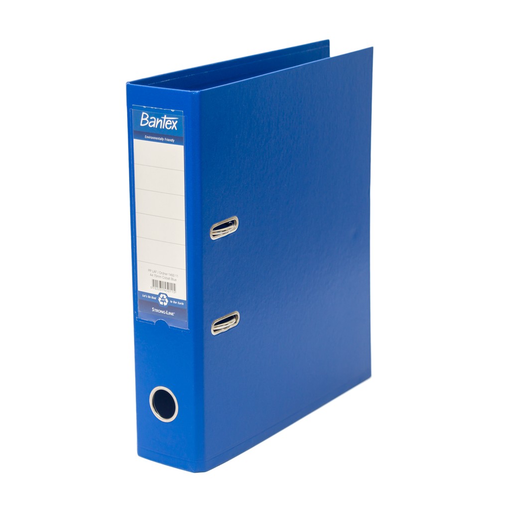 

[Zada] Bantex Lever Arch File Ordner Plastic A4 7cm Cobalt Blue 1450 11