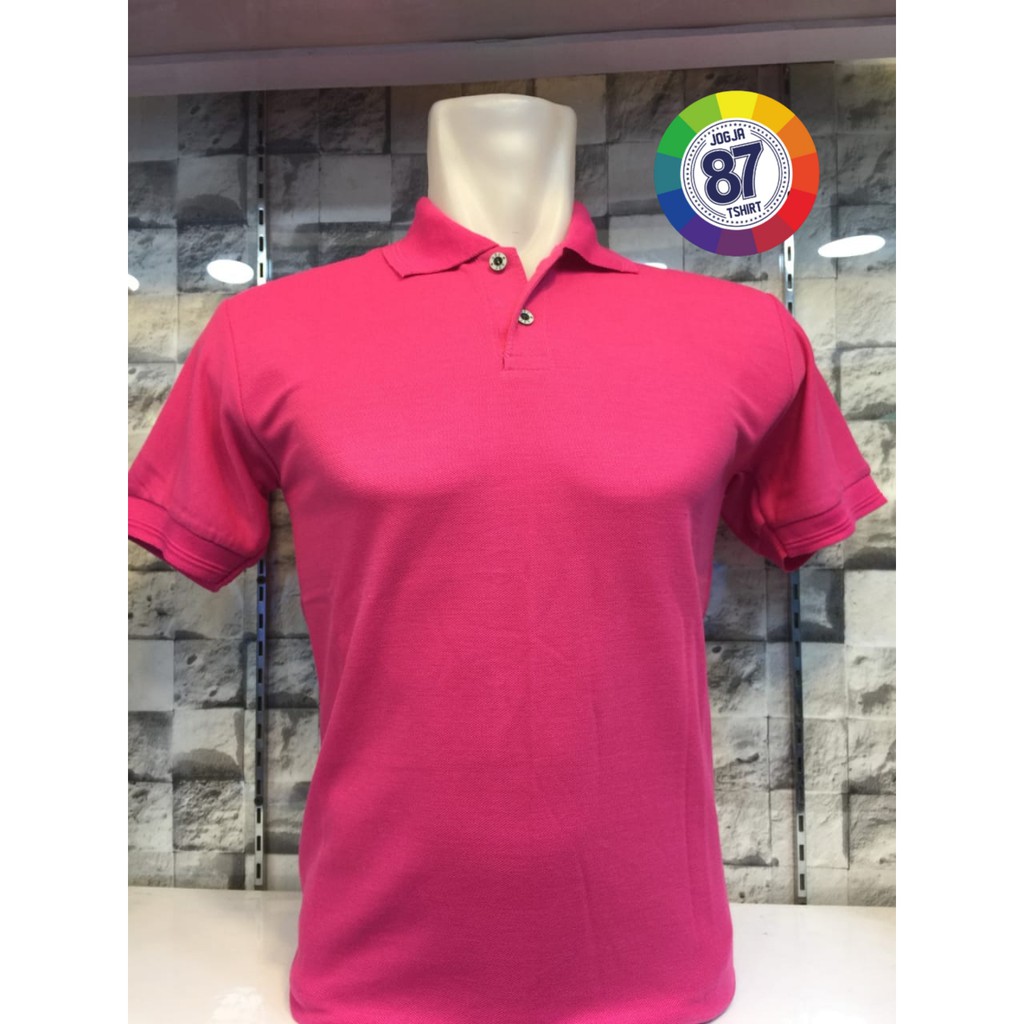 KAOS POLO PINK FANTA