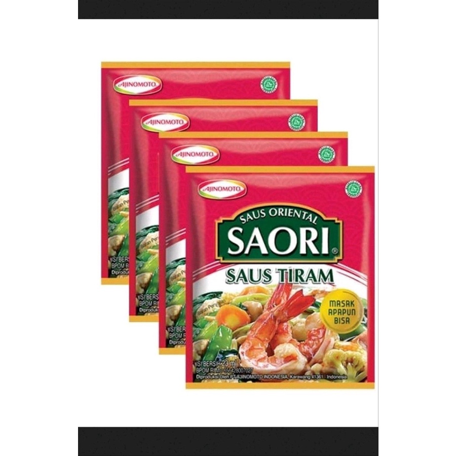 

Saori Saos Tiram 1 Renceng 10 Sachet @ 23 mL