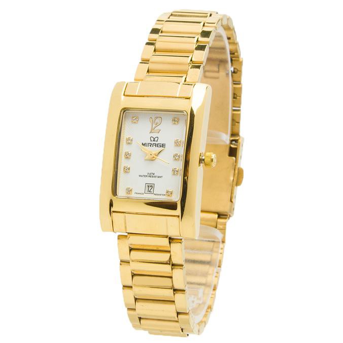 Jam Tangan Mirage Wanita Original Gold 7062L pK - Kuning