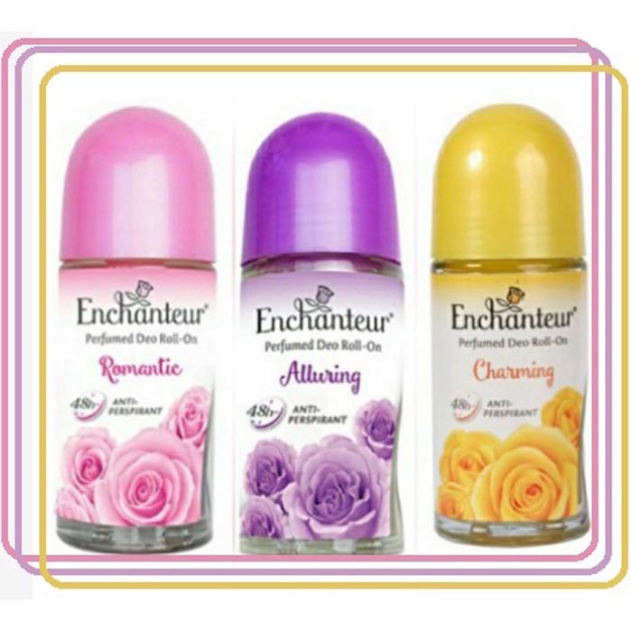 [ROLL ON] [BPOM] Enchanteur Anti Perspirant Roll On 40ml | Anti Odor | Deodoran | Anti Bakteri 40ML_Cerianti