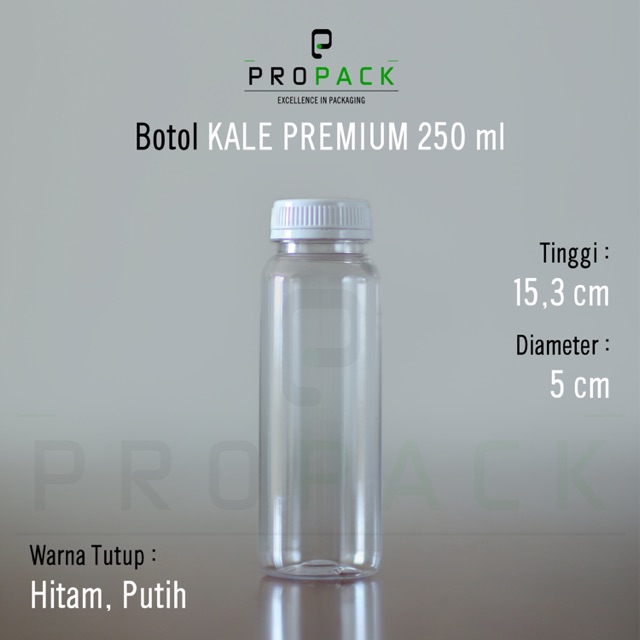 Botol Kale 250ml / Botol Kale Premium 250ml / Botol Plastik 250ml