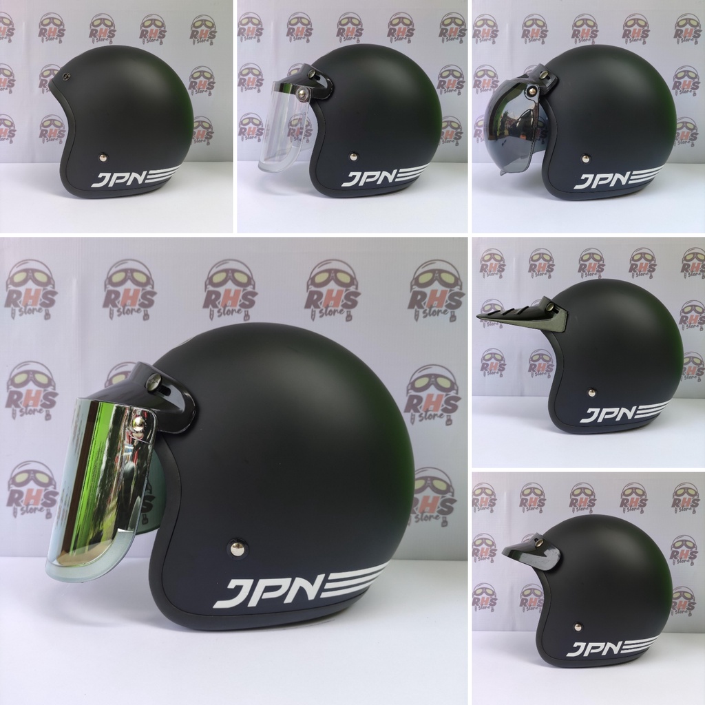 Helm JPN Bogo Arc Original - Hitam Doff