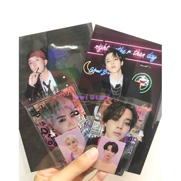 [SHARING] BTS SEASON GREETING 22 JHOPE JIMIN PC ID PHOTO POSCA SG22